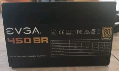 EVGA 450 BR, 80+ BRONZE 450W, Alimentatore 100-BR-0450-K2 - Immagine 1 di 4