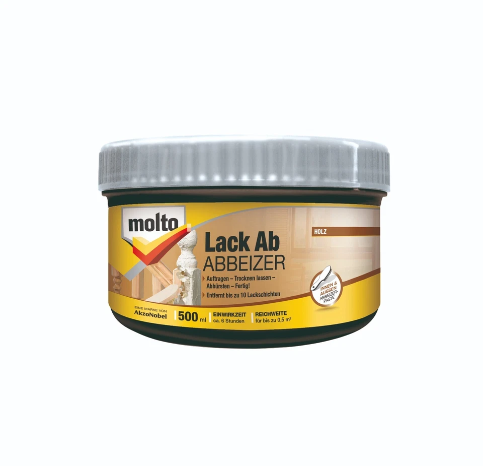 Molto Lack Ab 500 ml Abbeizer Lackbeizer Farbabbeizer Paste - Bild 1 von 1