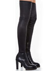 Acne Studios Over The Knee Black Leather Boots size UK 7 Eu 40