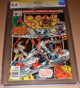 Logan's Run 3 CGC SS 9.4 FIRMADO por George Clayton Johnson William Nolan Marvel 1977 - Imagen 1 de 2