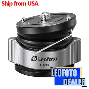 Leofoto LB-38 Mini Leveling Base with Butterfly Handle ±10 degrees - Picture 1 of 5