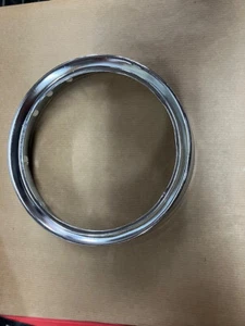 Vespa Rally Headlight surround Chrome NOS AMS Cuppini 407 - Picture 1 of 3