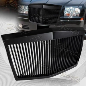 For 2005-2010 Chrysler 300 300C ABS Black Vertical Phantom Style Front Grille - Foto 1 di 4