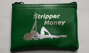 Erotic Dancer Stripper Coin Bill Tip Wallet Purse Exotic Dancer Money Bag - Picture 1 of 12