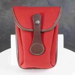 :Billingham AVEA 8 End Camera Pocket (Burgundy Canvas/Chocolate Leather) - Picture 1 of 5