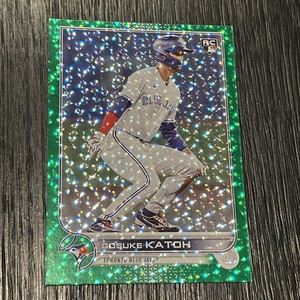 2022 Topps Update Series #US41 Gosuke Katoh RC Rookie Card Green Parallel /499