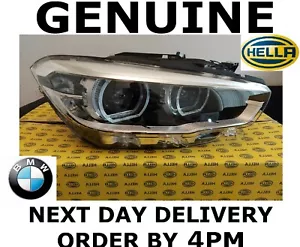 GENUINE OEM HELLA BMW 1 Series F20 F21 LCI LED Headlight Right Driver 2015-19 - Picture 1 of 4