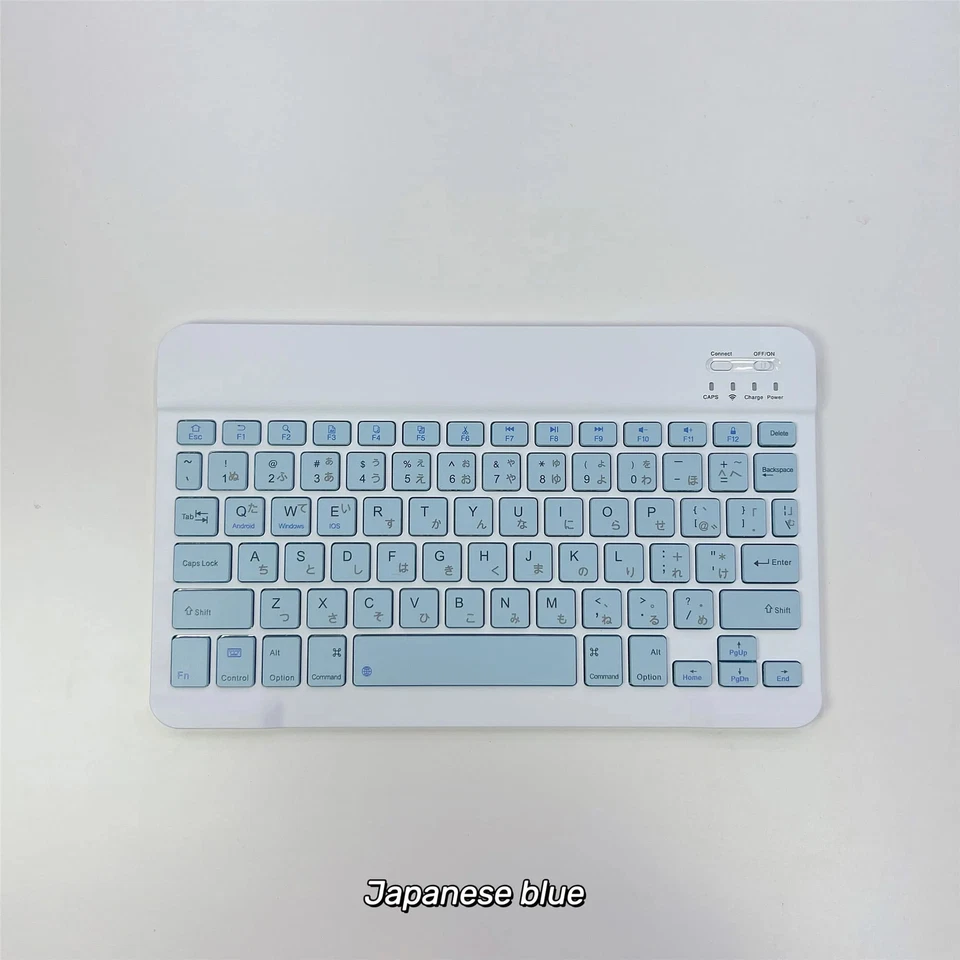 Japanese Language Ultra-Thin Bluetooth Keyboard Rechargeable Silent Multi-Device - Image 1 of 4