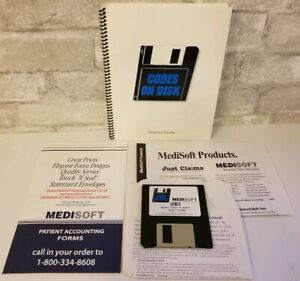 Medisoft Codes On Disk Windows 1995 3.x Manual Specialty Pediatrics 1999 Vintage