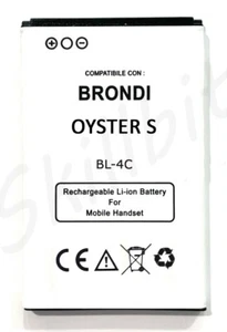 BATTERIA PER BRONDI OYSTER S OYSTERS BL4C OISTER JN600AA NOK BL-4C 850 mAh NUOVA - Foto 1 di 3