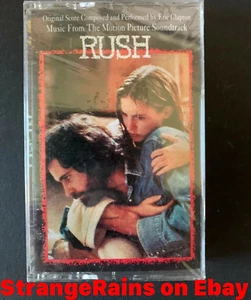  RUSH Music from the Motion Picture Soundtrack Cassette Tape 1992 Eric Clapton - Picture 1 of 4