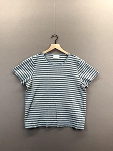 Liz Claiborne Damen T-Shirt blau gestreift Kurzarm Rundhals keine Größe " - Bild 1 von 10