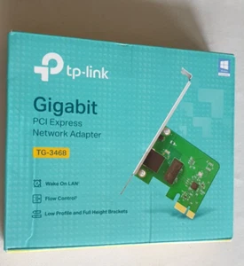 TP-Link TG-3468 Gigabit PCI Express Adaptateur Réseau Carte Ethernet pour PC - Photo 1/3