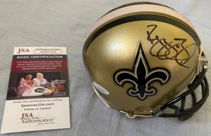 REGGIE BUSH SIGNED ORIGINAL NEW ORLEANS SAINTS MINI-HELMET W/BUSH HOLO & JSA COA - Picture 1 of 8