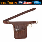 Tourbon Real Leather Kitchen Knife Utility Belt Chef Bag Knives Multitools Pouch