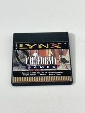 CALIFORNIA GAMES Ridged Cartridge Style Atari Lynx Cartridge Only- Tested