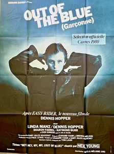 OUT OF THE BLUE DENNIS HOPPER LINDA MANZ ORIG FRENCH GRANDE 47"x63” POSTER - Picture 1 of 5