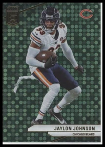 2024 Donruss Elite #74 Jaylon Johnson Green Disco - Picture 1 of 2