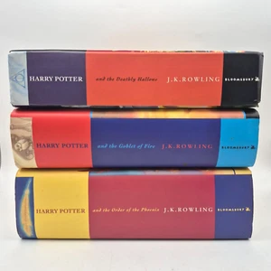 Harry Potter 3 x Hardcover Novel Set Australian First Editions - Picture 1 of 8