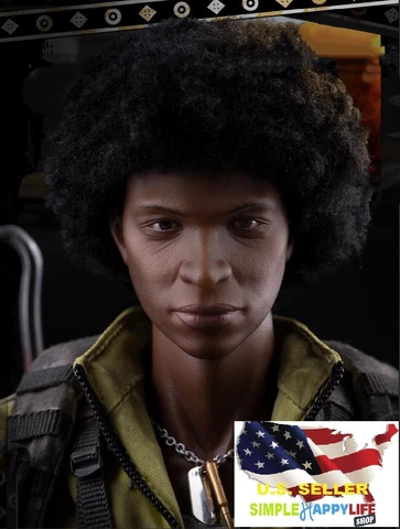 1/6 African Male Head for 12" phicen figure M36B hot toys soldier PUBG ❶USA❶ Cover