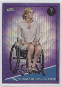 2021 Chrome Purple Wave Refractor /199 Monique Kalkman-Van den Bosch Rookie RC