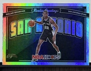 2022-23 Panini NBA Hoops #20 Malaki Branham Rookie Greetings Holo - Picture 1 of 2