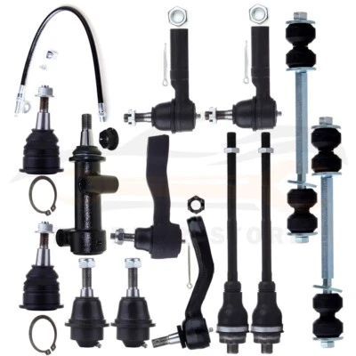 Kit de suspensión de barra estabilizadora de brazo Pitman de 13 piezas para Chevrolet Silverado 3500 2001-2006 Foto 1 de 4