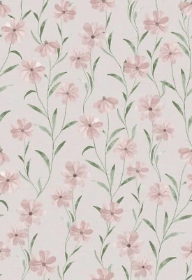 Papel pintado floral Simon&Siff pelar y pegar papel de contacto rosa margarita extraíble Foto 1 de 4