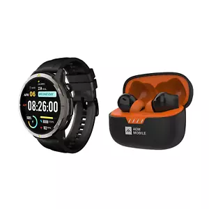 AGM Legion Rugged AMOLED 5ATM Wodoodporny Fitness Tracker Smartwatch GPS Kompas - Zdjęcie 1 z 15