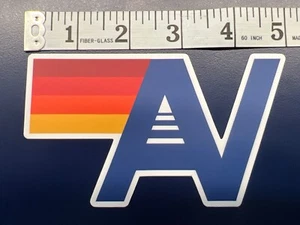 Neu 5" Aviator Nation große Regenbogenstreifen Vinyl 5" Aufkleber AV JB - Bild 1 von 5