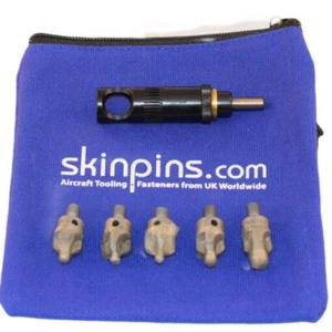 AIRCRAFT TOOLS SLIM COUNTERSINK CAGE / MICROSTOP  5PC NUMBERED CUTTER KIT - Picture 1 of 1