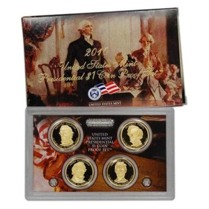 2010 US Mint Proof 4 Coin Presidential Proof Set, OVP - Bild 1 von 1