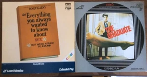 LASERDISC LOT! The Graduate / Everything You Always Wanted To Know About Sex - Bild 1 von 2