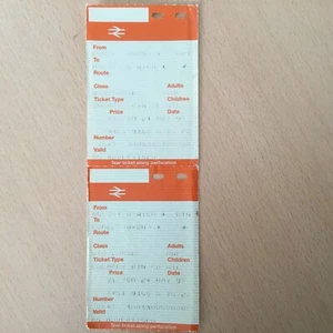 Railway Ticket, (. Combe. Oxon. To. Ascott U Wych, 97, ) - Picture 1 of 1