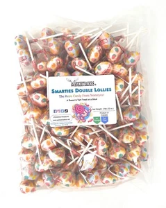 Smarties Wrapped Double Lollies 2 lbs. mixed flavors ~ FREE SHIPPING - Picture 1 of 4