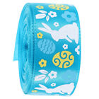  Easter Printing Ribbon for Wreaths Handicraft Decorate Eggs