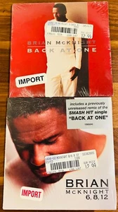 Lot of 2 BRIAN MCKNIGHT IMPORT CD SINGLEs BACK AT ONE & 6,8,12 RARE 9 TRACK - Picture 1 of 2