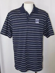 Ashworth US OPEN 2008 TORREY PINES Polo Shirt Blue Striped Embroider Logo Men XL - Bild 1 von 10
