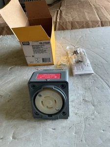 HUBBELL # HBL2730AR / RECEPTACLE ANGLE HOUSING.  (30A, 480V, 3 PH). - Picture 1 of 9