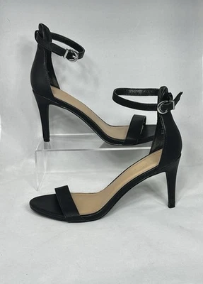 Vestido Charlotte Russe Tacones Negro Correa al Tobillo Punta Abierta Rory Mujer Talla 6 Foto 1 de 4