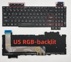 US RGB Backlit Laptop Keyboard For Asus ROG Strix GL503 GL503VM GL503VD GL503VS - Picture 1 of 2