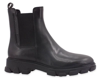 Michael Michael Kors Ridley Bootie Leather Boots Pull On Black 9.5 M NEW - Image 1 of 4