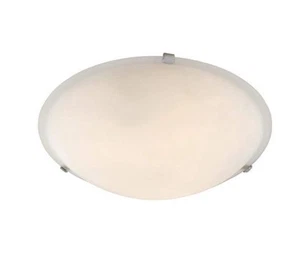 Trans Globe Lighting - 12 Inch Flush Mount - 3 Clips-Brushed Nickel Finish🔥 - Picture 1 of 4