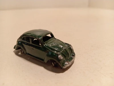 JP Volkswagen Coccinelle coupe ZAMAC Tole verte 1/87 BE - Photo 1/4