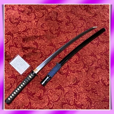 KATANA 刀 “Mumei” 無銘 Espada Real Japonesa 66,8 cm Koshirae 拵え Antiguo Samurai Foto 1 de 4