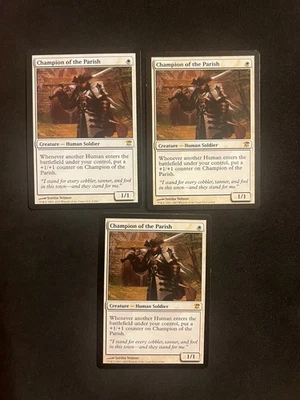 Champion Of The Parish x3 [Innistrad] Magic MTG Cards LP - Image 1 of 2