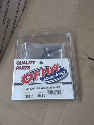 CVA Drive Shaft Axle Joint F/R Ofna WII MBX95 GTP2/Ultra MBX 8mm Pair 36052  - Image 1 of 2