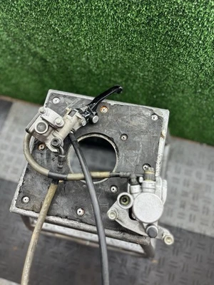 07 Honda CRF150RB CRF150R 07-2022 OEM Front Brake Master Caliper Lever & Line - Image 1 of 4