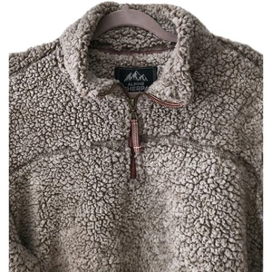 Alpine Sherpa Fleece Pullover Gr. XL braun  - Bild 1 von 5