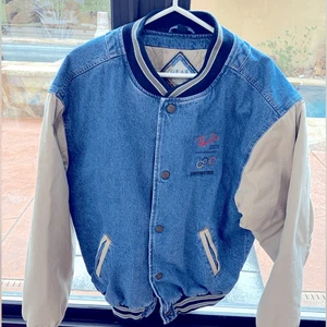 Gear for Sports Denim Olympic sponsor 1994-6 Ray Ban jacket SZ L - Picture 1 of 10